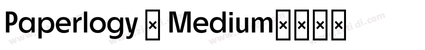 Paperlogy 5 Medium字体转换